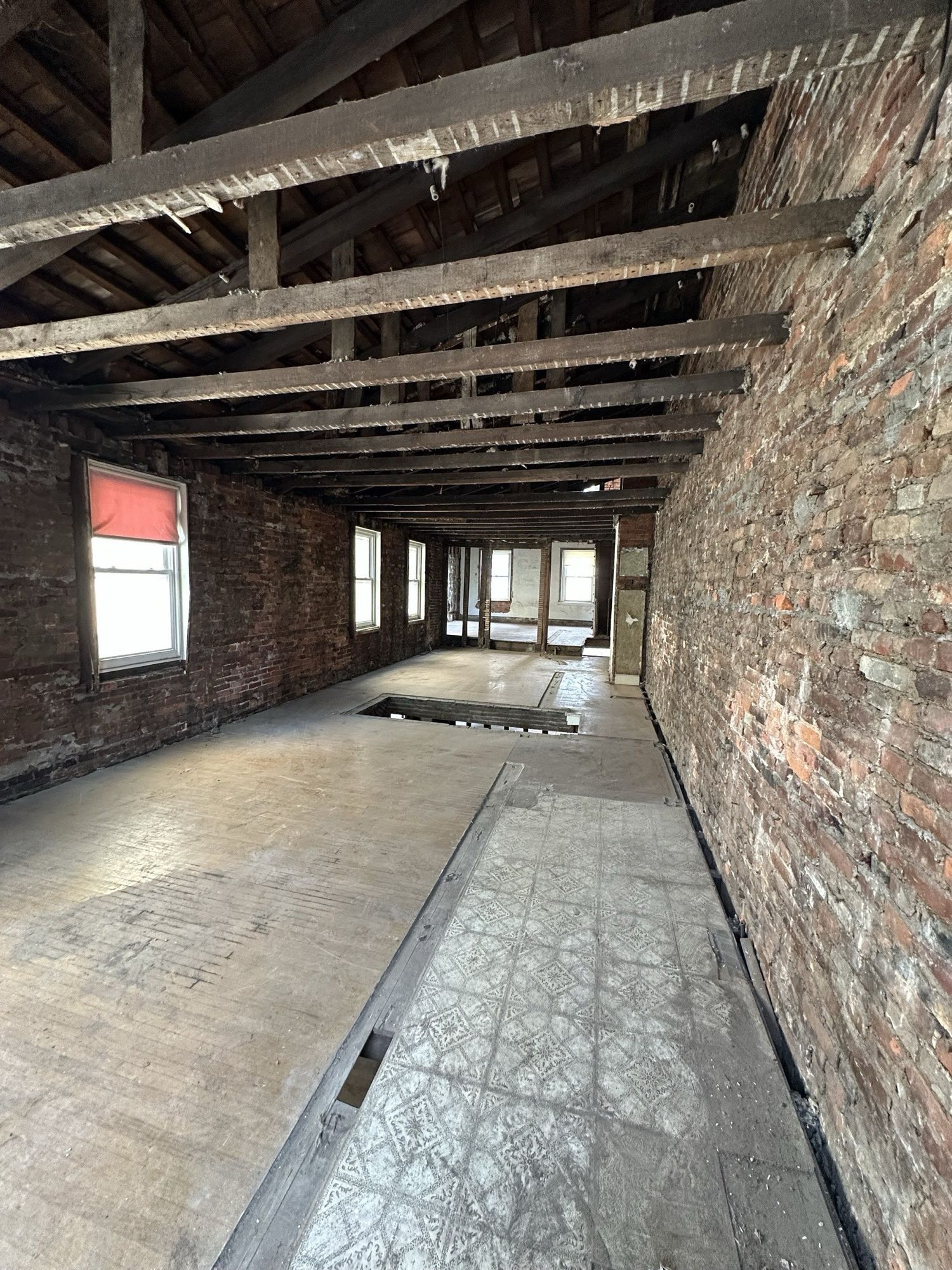 1120 E Columbia mid-build